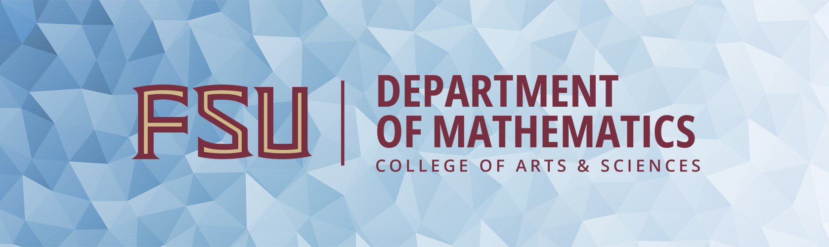 FSU Dept of Mathematics banner