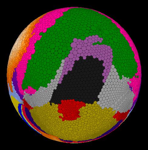 Rotated View of Spherical 
Map